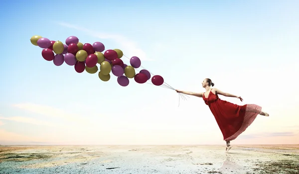 Dancing woman — Stock Photo, Image