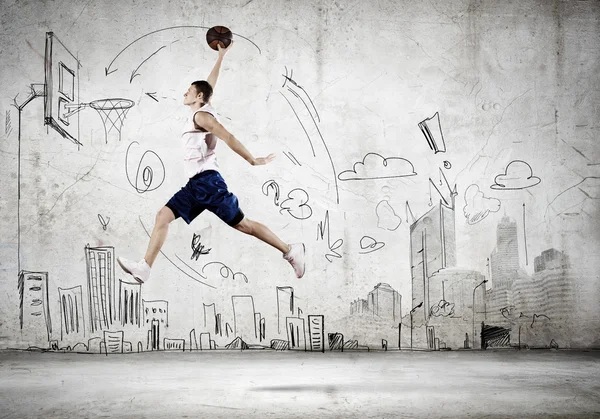 Basketball player — Stock Photo, Image