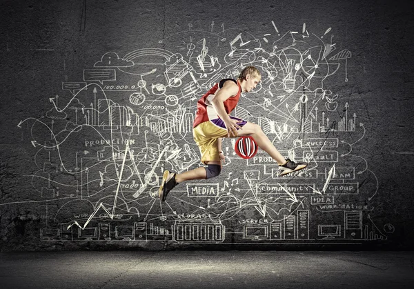 Jugador de baloncesto — Foto de Stock