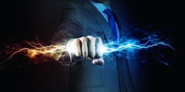 Power in hands — Stock Photo, Image