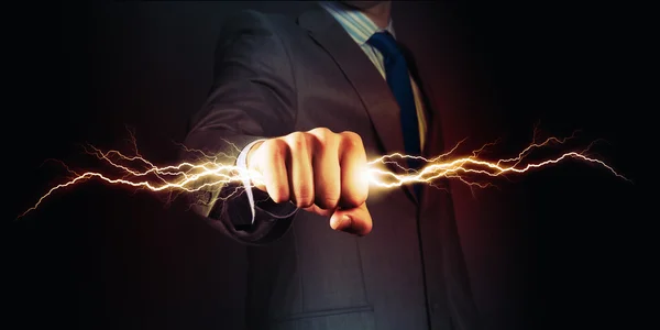 Power in hands — Stock Photo, Image