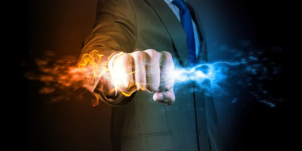 Power in hands — Stock Photo, Image