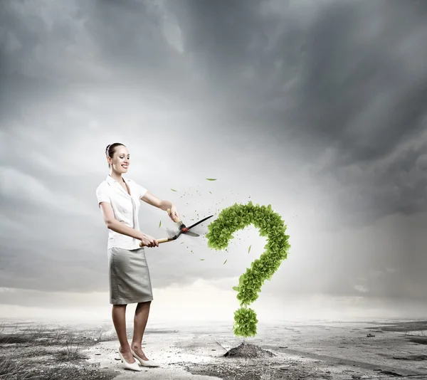 Environmental questions — Stock Photo, Image