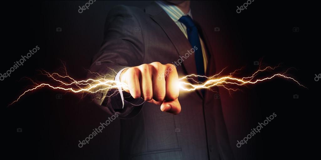 Power in hands — Stock Photo © SergeyNivens #50124259