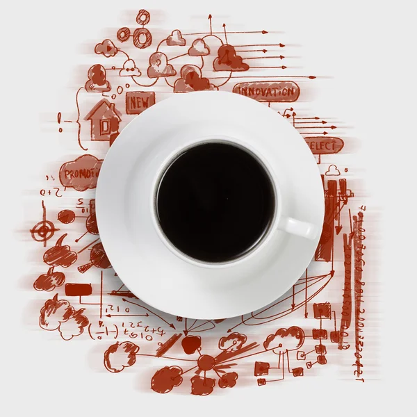 Kaffe tid — Stockfoto