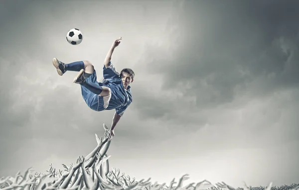 Football fans — Stock Photo, Image