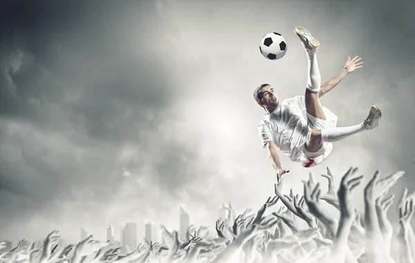 Football fans — Stock Photo, Image