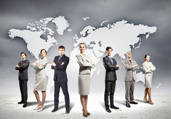 Группа бизнесменов.
