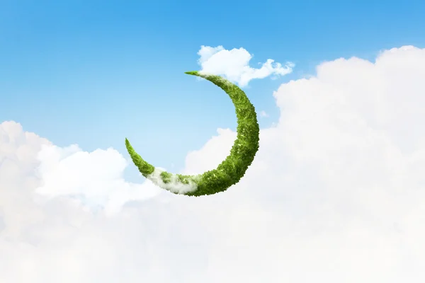 Grön måne — Stockfoto