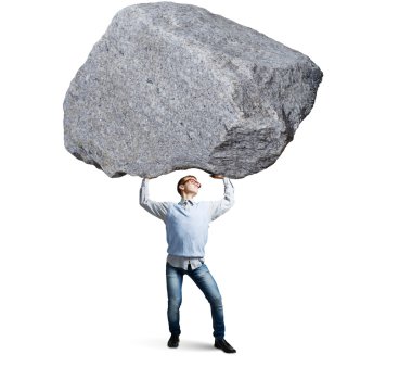 adam kaldırma taş