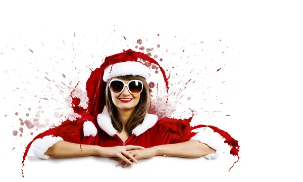 Santa girl — Stock Photo, Image