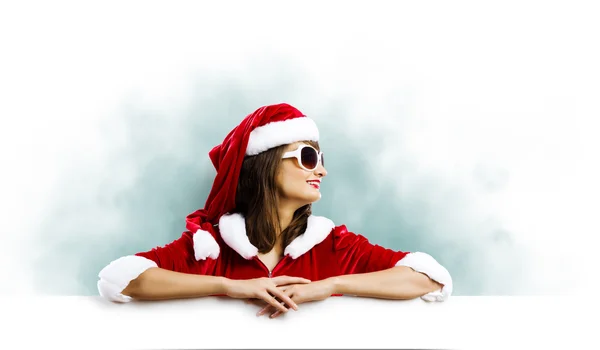 Santa girl — Stock Photo, Image