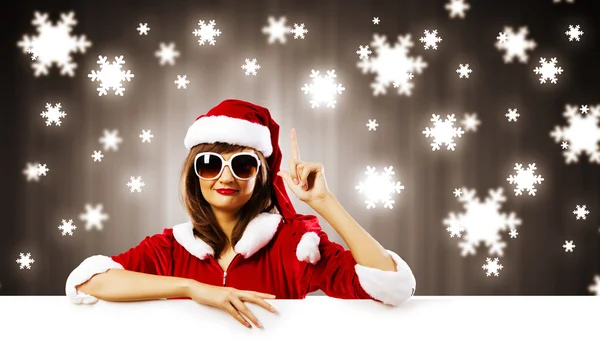 Santa girl — Stock Photo, Image