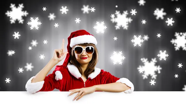 Santa girl — Stock Photo, Image