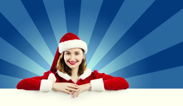 Santa flicka — Stockfoto