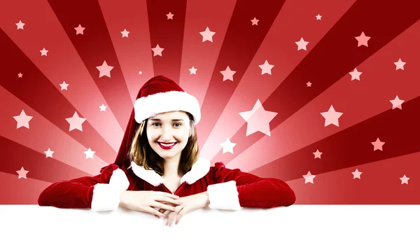 Santa girl — Stock Photo, Image