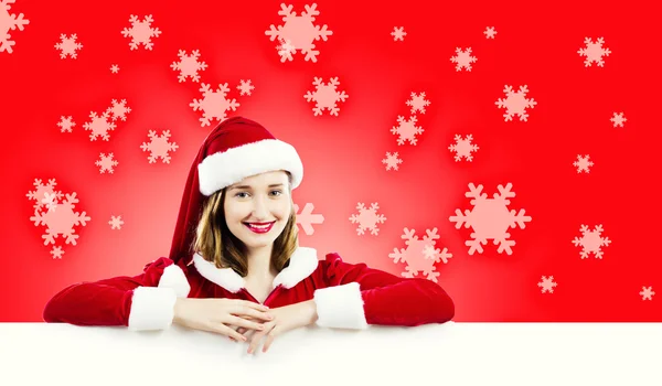 Santa ragazza — Foto Stock