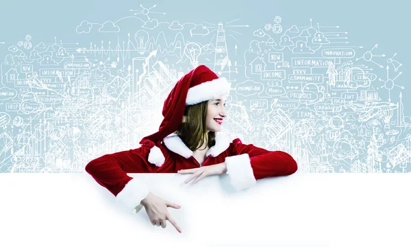 Santa fille — Photo