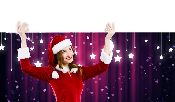 Santa flicka — Stockfoto