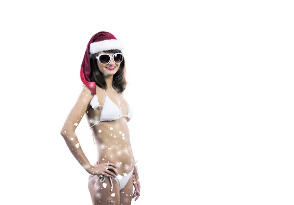 Santa girl — Stock Photo, Image