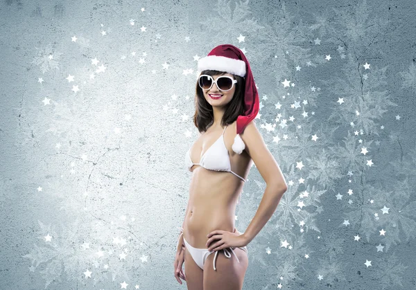 Santa girl — Stock Photo, Image