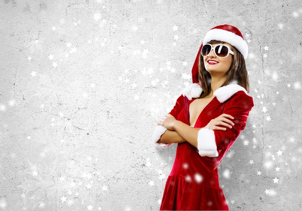 Santa Girl — Stock Photo, Image