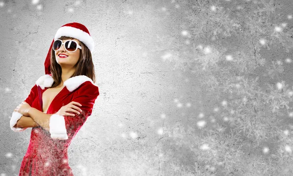 Santa Girl — Stock Photo, Image