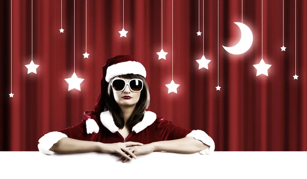 Santa girl — Stock Photo, Image