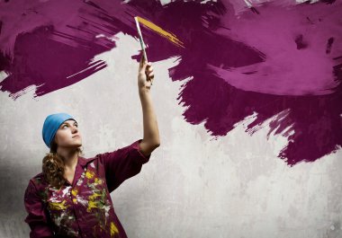 kadın ressam