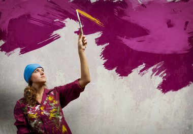 kadın ressam