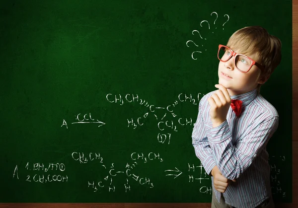 Smart schoolboy — Stock Photo, Image