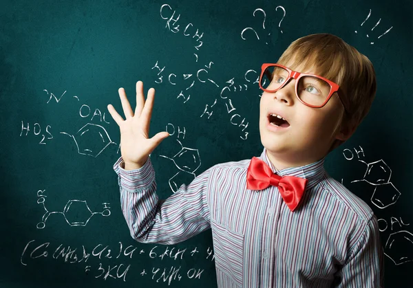 Smart schoolboy — Stock Photo, Image