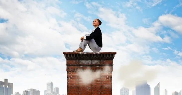 Being on top — Stock Photo, Image