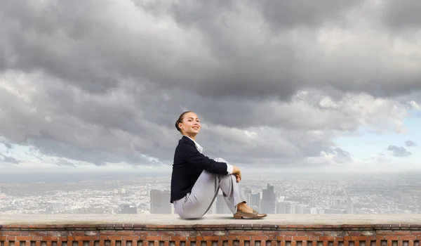 Essere in cima — Foto Stock