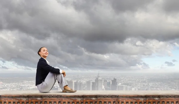 Essere in cima — Foto Stock