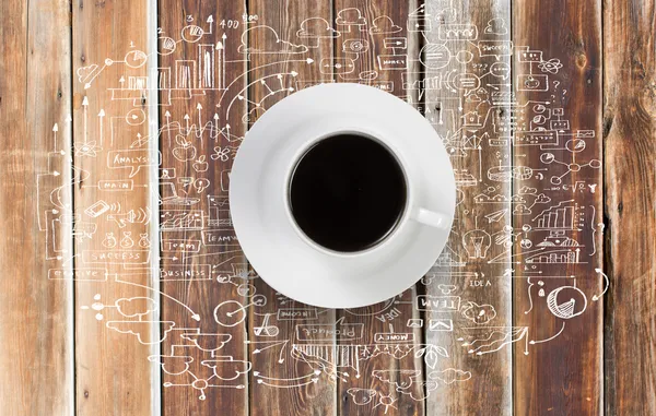 Het koffie tijd — Stockfoto