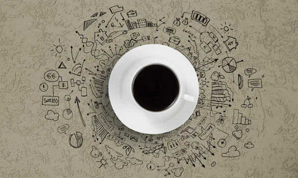 喝咖啡的时间 — 图库照片