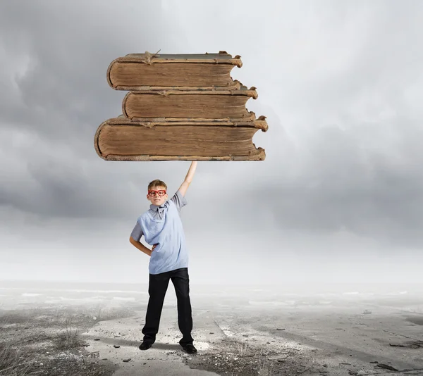 Ich lese gerne — Stockfoto