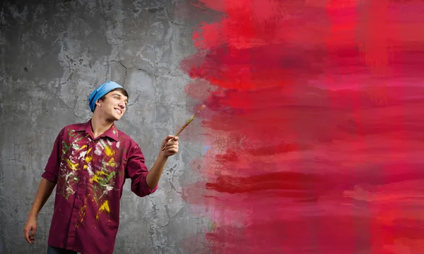 Man painter — Stock Photo, Image