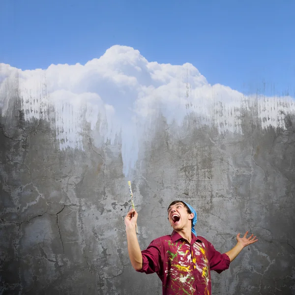 Man painter — Stock Photo, Image