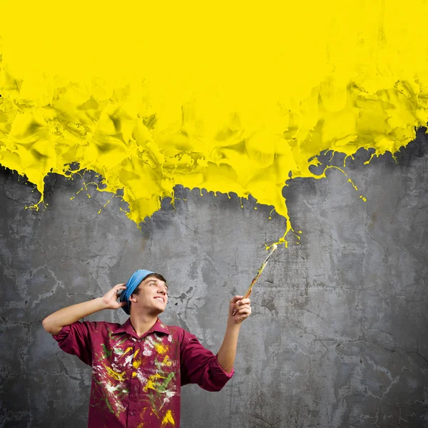 Man painter — Stock Photo, Image