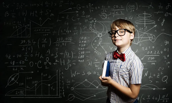 Smart schoolboy — Stock Photo, Image