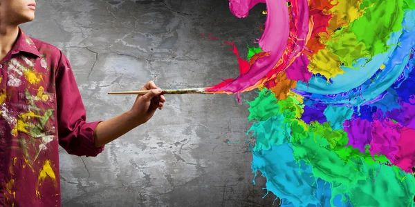 Man painter — Stock Photo, Image