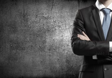 Kendine güvenen işadamı