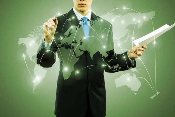 Media globalization — Stock Photo, Image