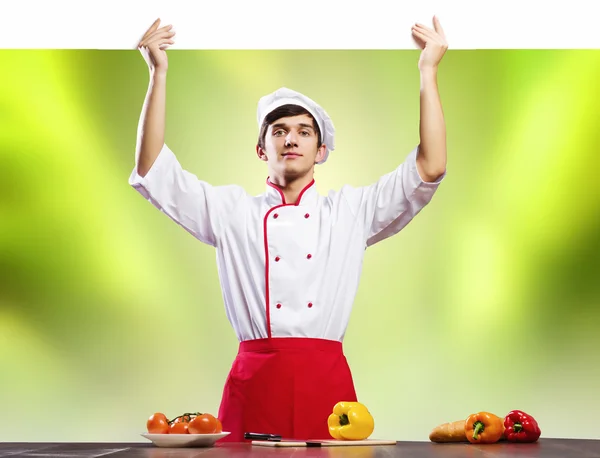 Hombre cocinero — Foto de Stock