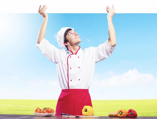 Hombre cocinero — Foto de Stock