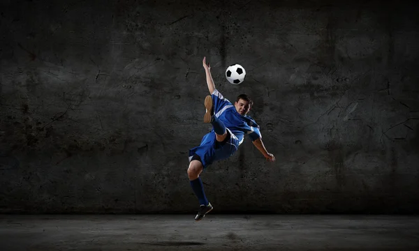 Jogador de futebol — Fotografia de Stock