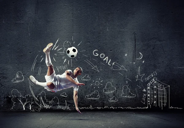 Fußballspiel — Stockfoto