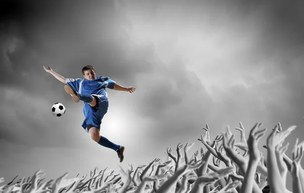 Football fans — Stock Photo, Image